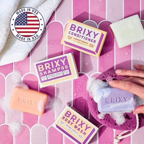 BRIXY - Shampoo Bar - Coconut Vanilla (113g 6)
