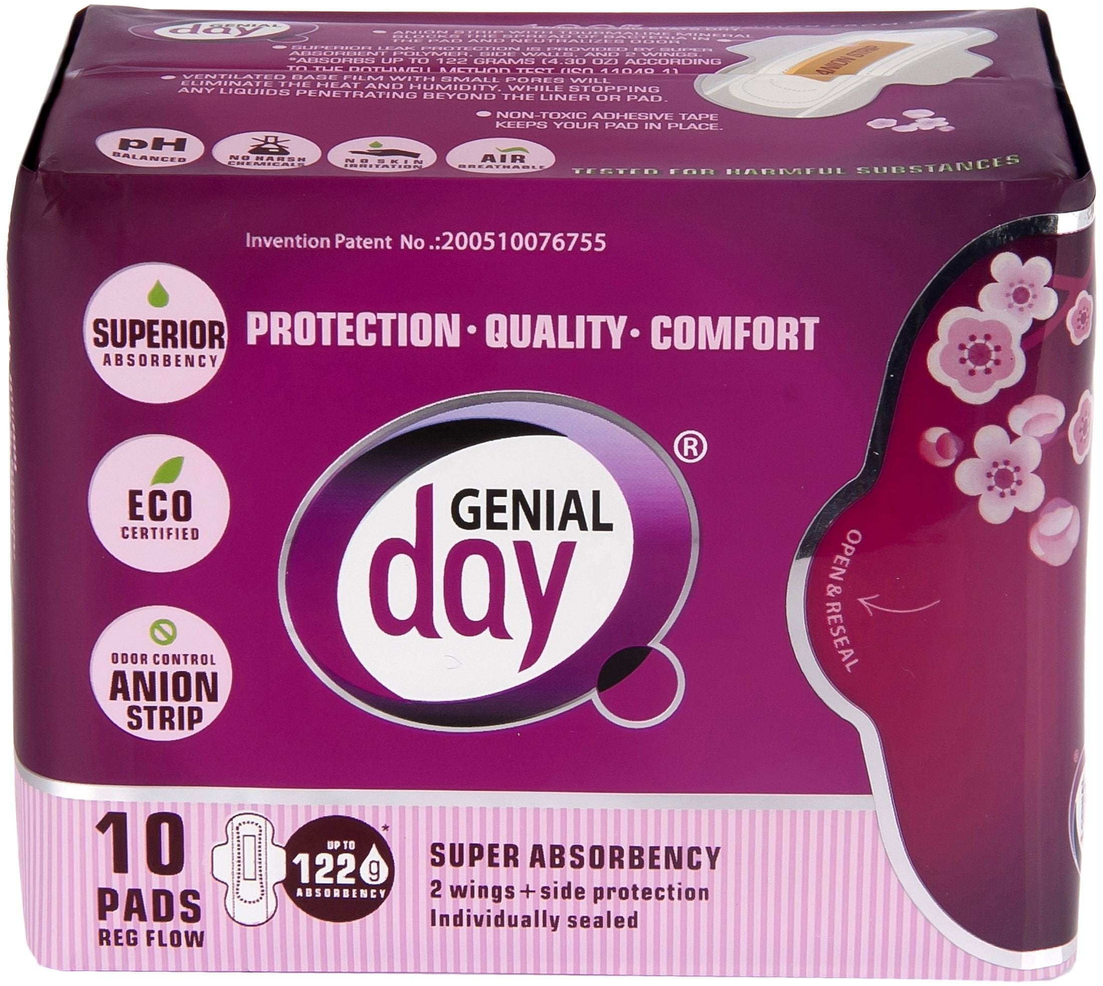 Genial Day - Regular Flow Pads (10ct 48)