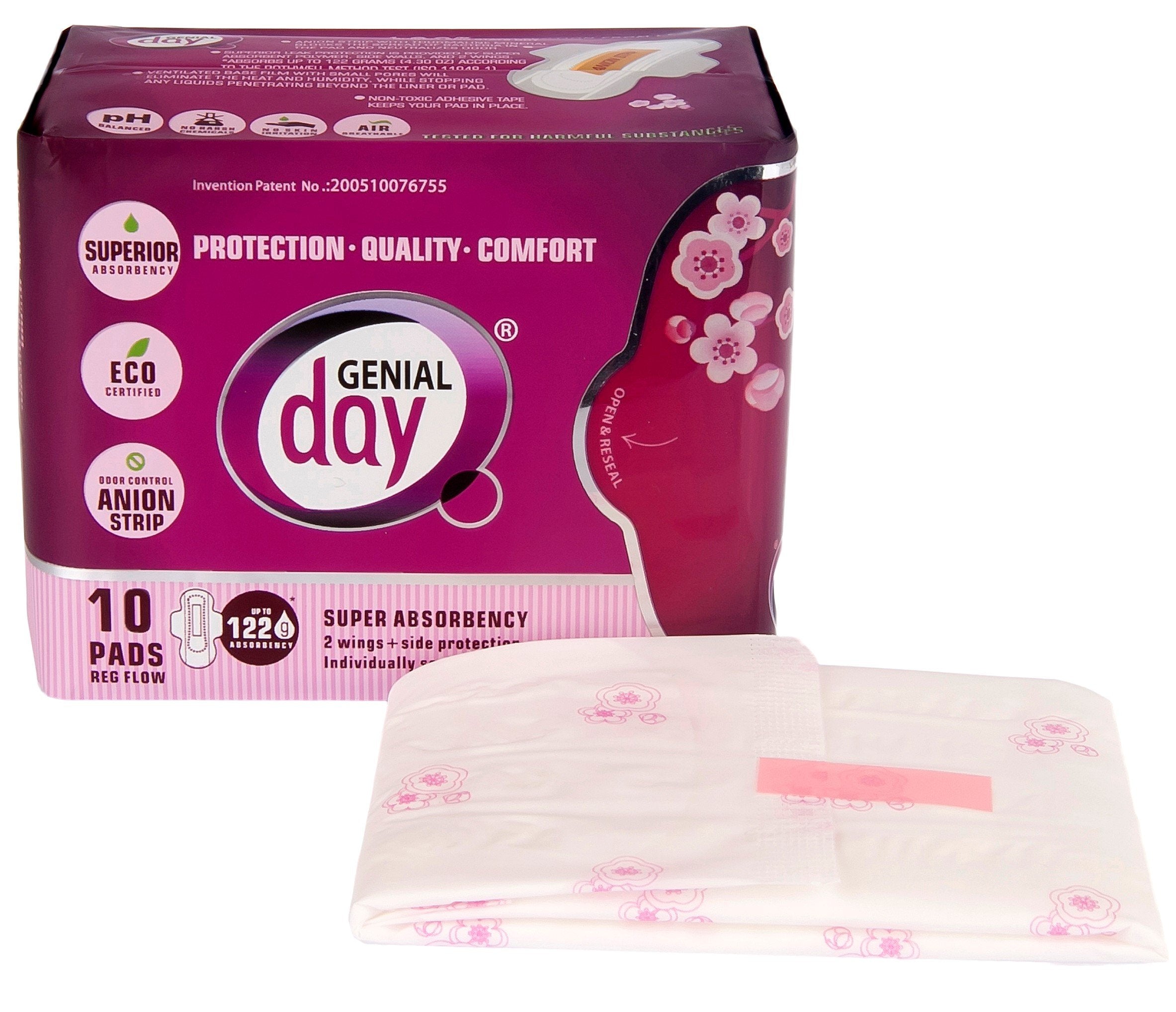 Genial Day - Regular Flow Pads (10ct 48)
