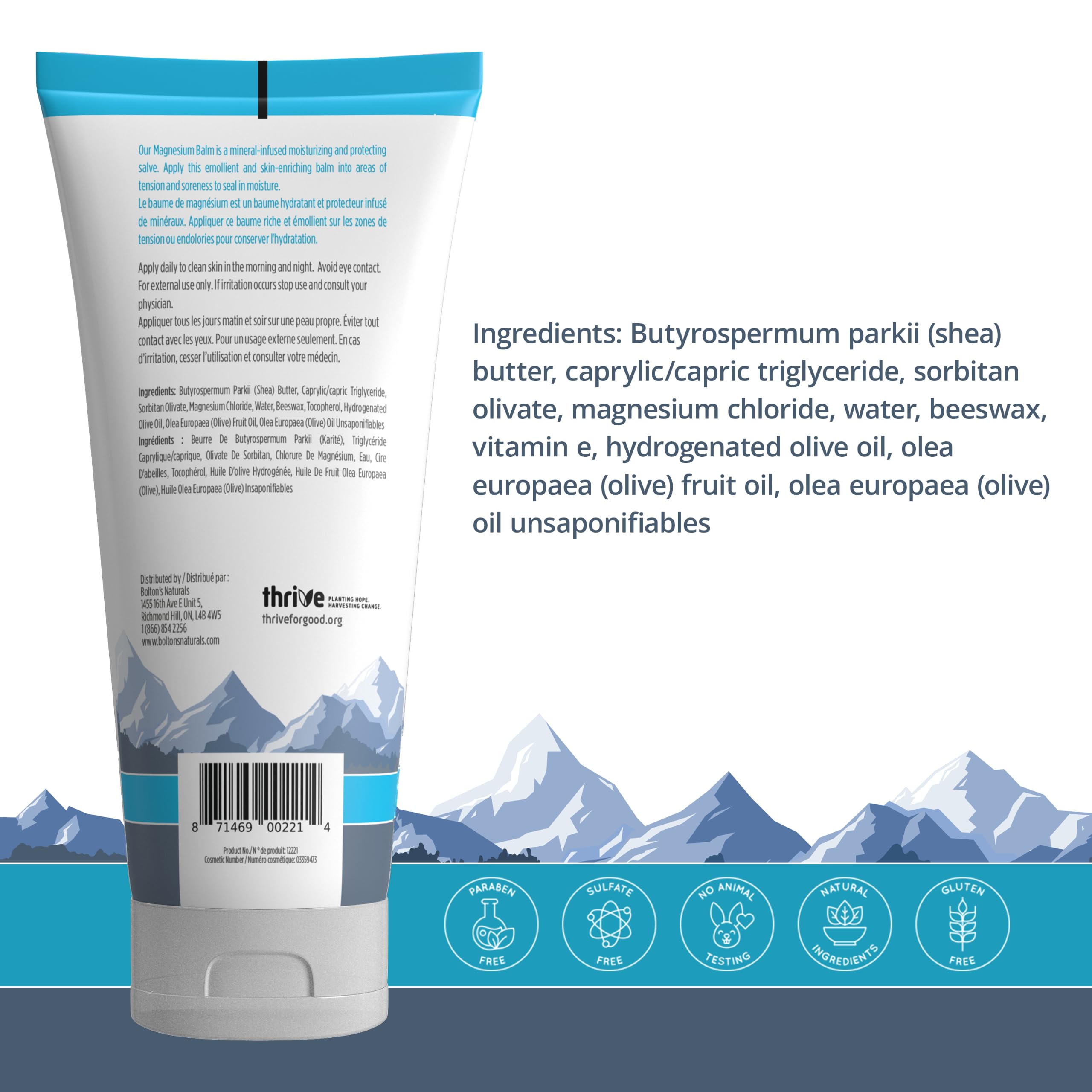 Bolton's Naturals - Magnesium Chloride Balm (118ml 24)