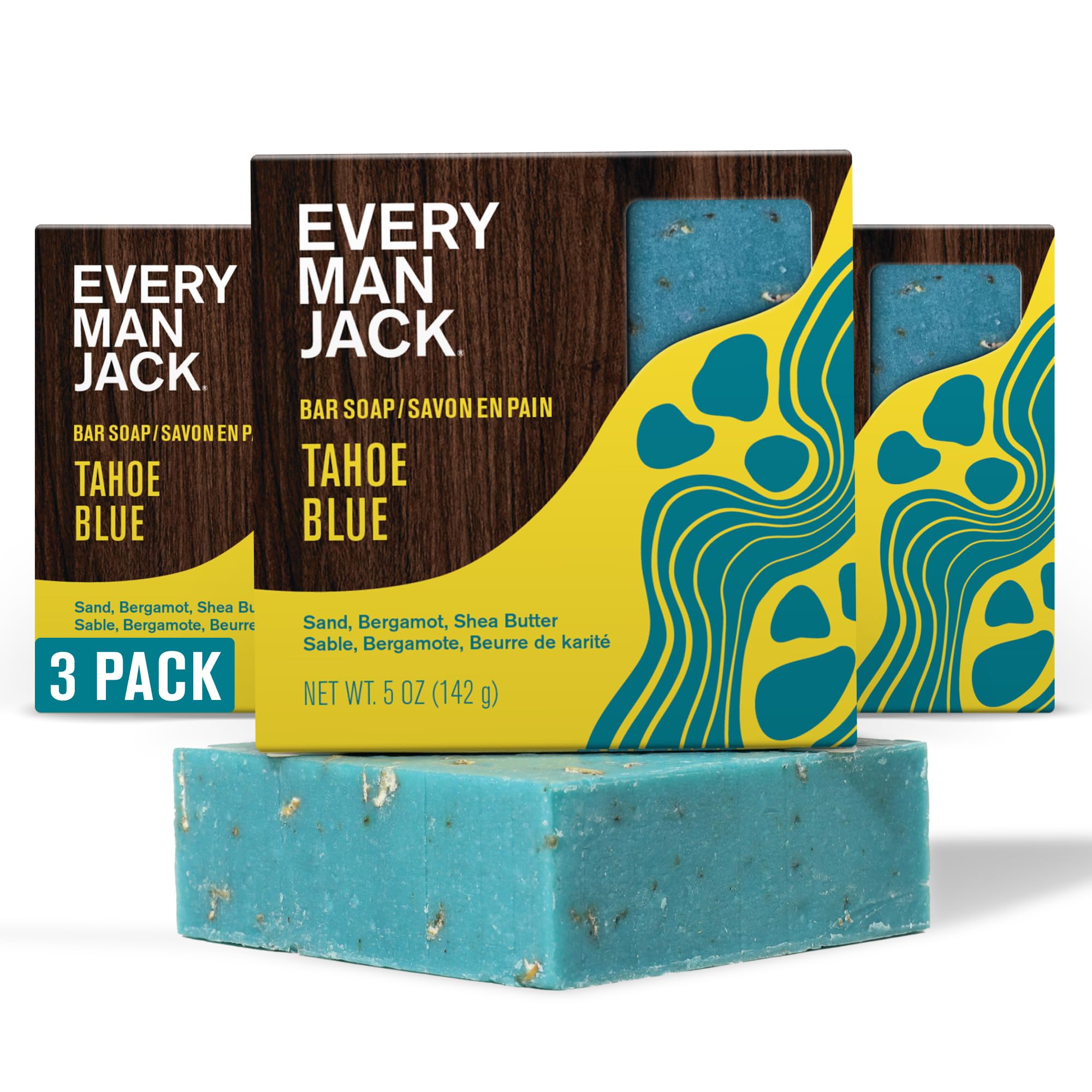 Every Man Jack - Cold Plunge Body Bar - Tahoe Blue (142g 12)