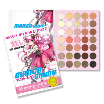 RUDE Manga Anime 35 Eyeshadow Palette - Book 2 - Free Shipping