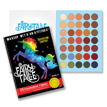 RUDE Fairy Tales 35 Eyeshadow Palette - Book 3 - Free Shipping