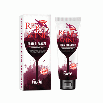 RUDE Red Red Wine Foam Cleanser - Free Shipping