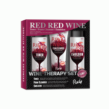 RUDE Red Red Wine Wine Therapy Set - Free Shipping