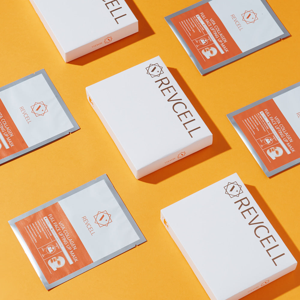 Revcell Vita Collagen Full Face Lifting-up Mask (5 Sheets) | Firming & Radiance