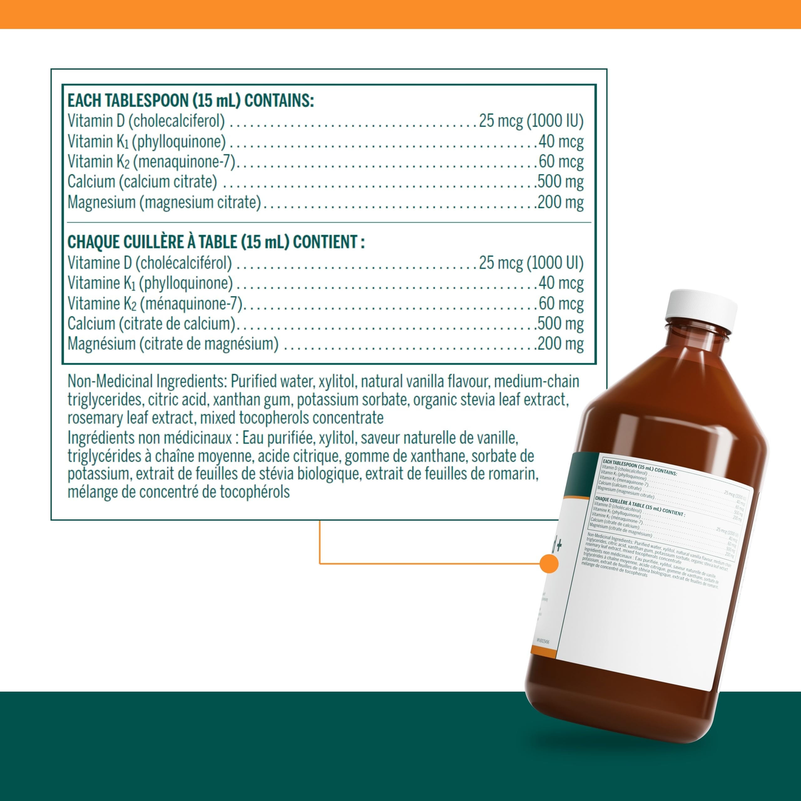 Genestra Brands - Cal Mag Vanilla Liquid + (450ml 12)