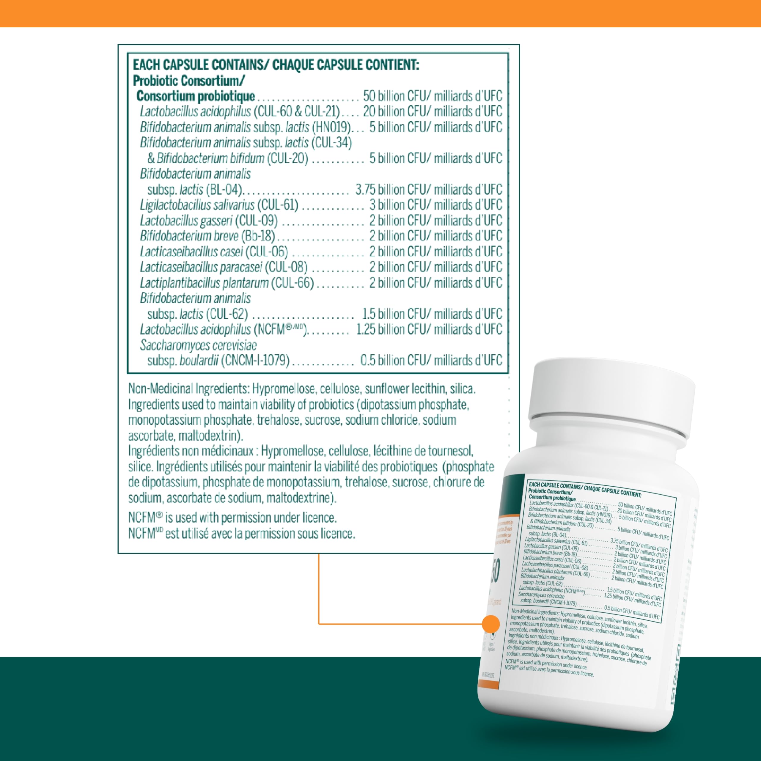 Genestra Brands - HMF Multi Strain 50 (30caps 350)