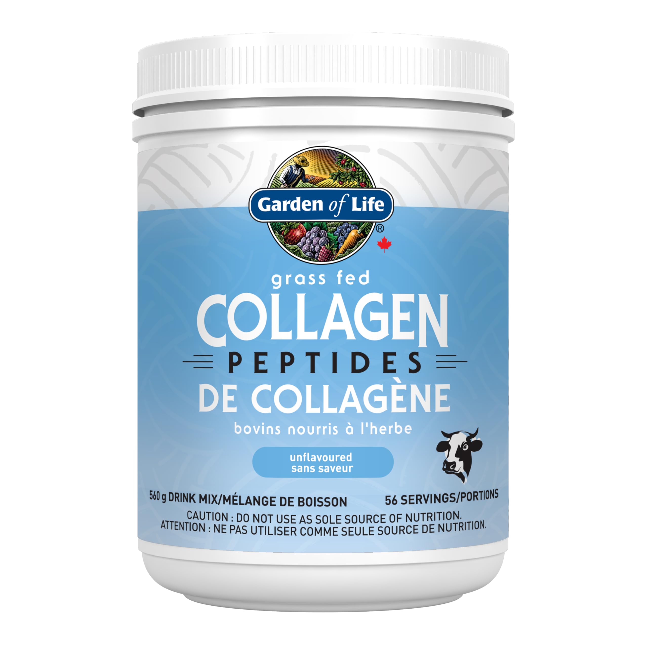 Garden of Life - Grass Fed Collagen Peptides (560g 6)