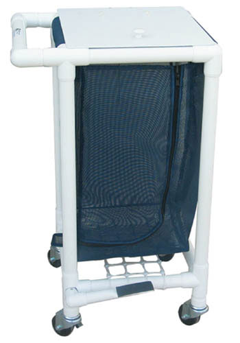 PVC Tubing Single Bag Hamper with Foot Pedal – Durable Hands-Free Laundry Solution