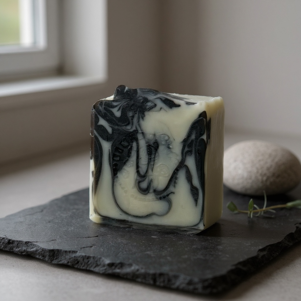 Activated Charcoal Soap – Deep Cleansing & Skin-Nourishing, 140g