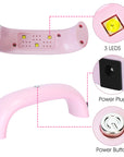 Portable 9W UV LED Nail Drying Lamp