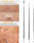 7 Pcs Blackhead Remover Kit Stainless Steel Pimple Comedone Acne Extractor Needle Tools