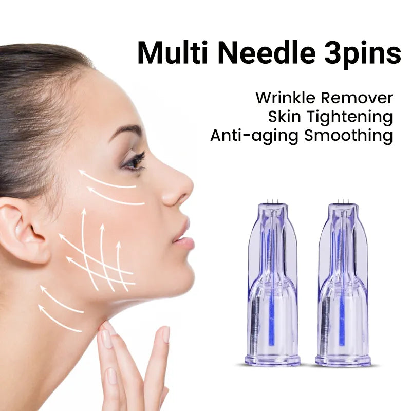 Wholesale Mesotherapy Injection Crystal Multi Needle 1.5mm 34G 3-Pin