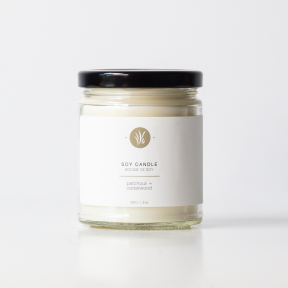 All Things Jill - Patchouli + Cedarwood Candle (240g 12)