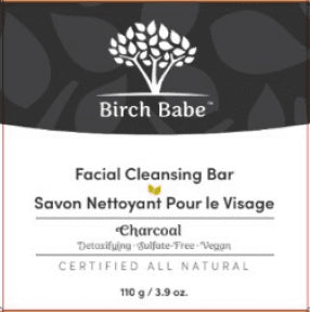 Birch Babe - Facial Cleansing Bar - Charcoal (115g 28)