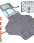 Foldable Baby Diaper Changing Pad Portable Diaper Changing Station Waterproof Nappy Changing Travel Mat