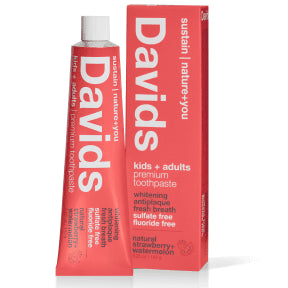 Davids Toothpaste - Kids+Adult Strawberry+Watermelon (149g 6)