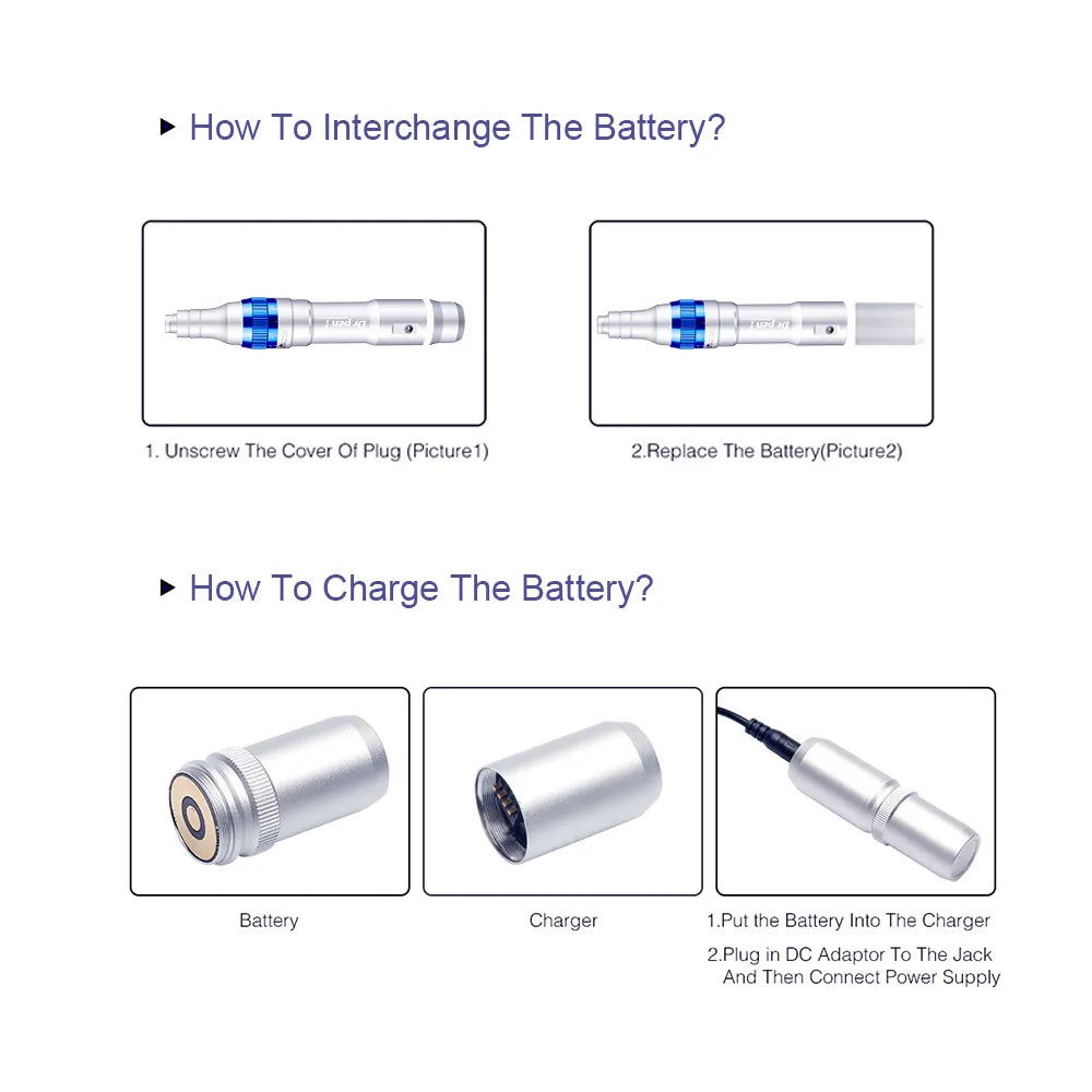 A6 Dr. Pen – Professional Microneedling Device for Skin Rejuvenation, Anti-Aging & Scar Treatment