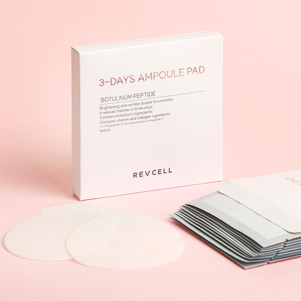 Revcell 3-Days Ampoule Pad (10 Pouches) | Intensive Firming & Brightening Mask