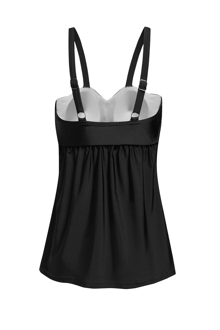 Rosy Women's Swimwear Casual Cross Swing Tankini Swimsuit