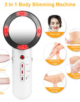 Ultrasonic Body Shaping Machine 3 in 1 Multifunctional EMS Infrared Massager Fat Remover For Belly Waist Leg Arm Skincare