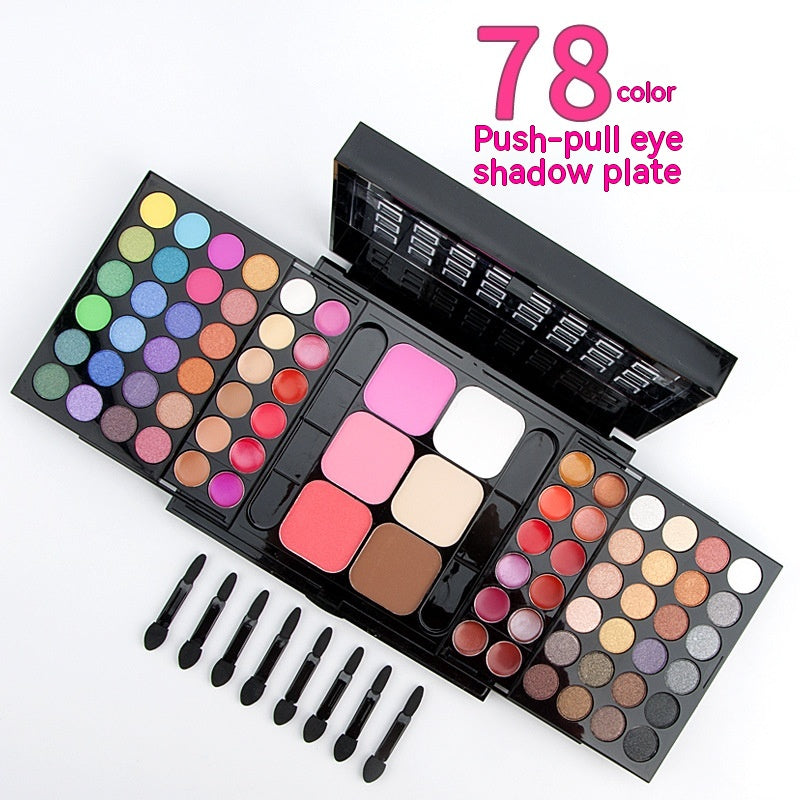 Professional Makeup Palette Sets Matte Shimmer Eye Shadow Combo Color 78