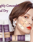 Waterproof Concealer Foundation Long Lasting Coverage for Dark Skin