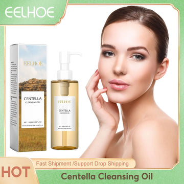 EELHOE Cleansing Oil for Sensitive Skin Oil Control Shrink Face Pores Soften Skin Centellas Asiaticas Makeup Remover Oil 100ml