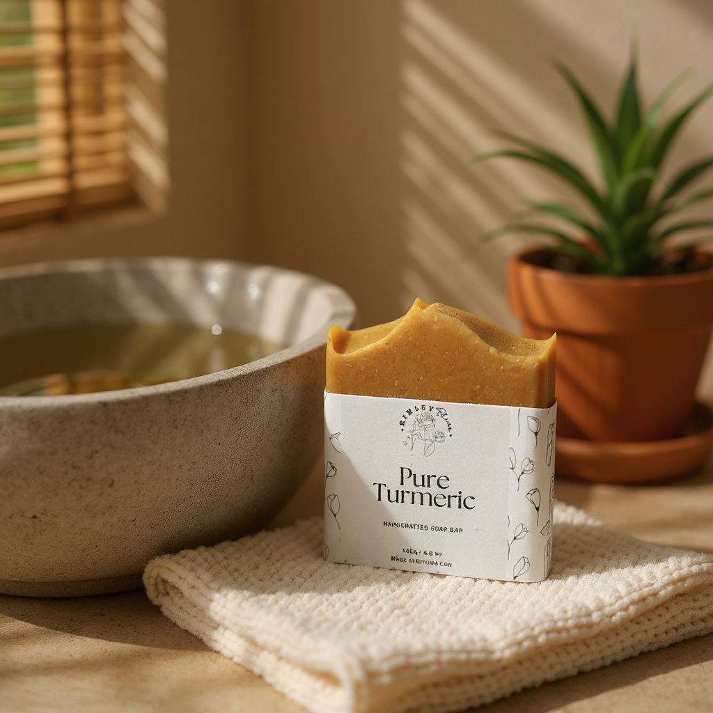 Pure Turmeric Soap – Anti-Inflammatory & Brightening, 140g