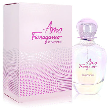 Amo Flowerful Perfume By Salvatore Ferragamo Eau De Toilette Spray- free shipping