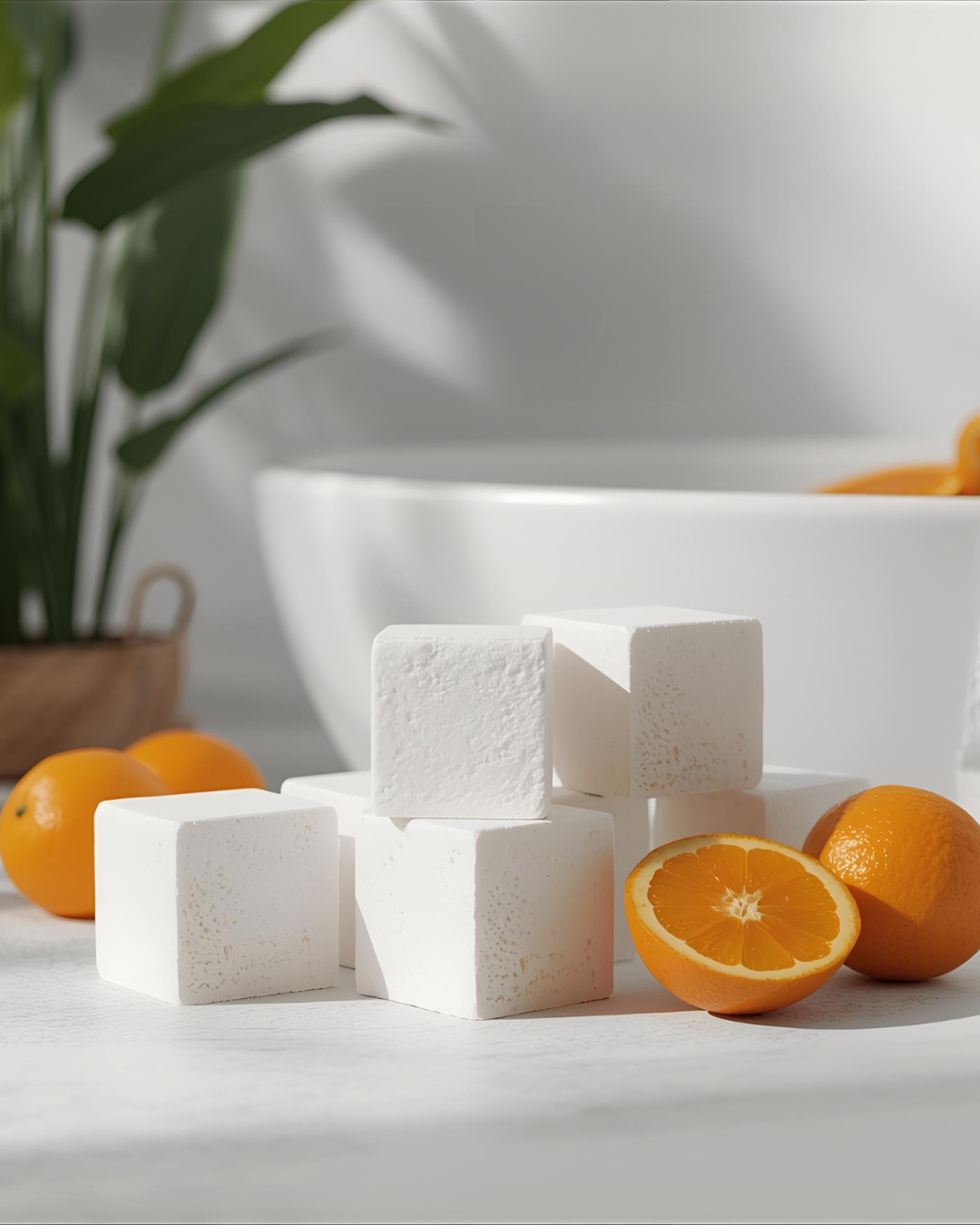 Orange Vanilla Bath Bomb – 100g, Natural Essential Oils, Argan & Avocado Oil, SLS & Paraben Free, Softening & Aromatic Soak