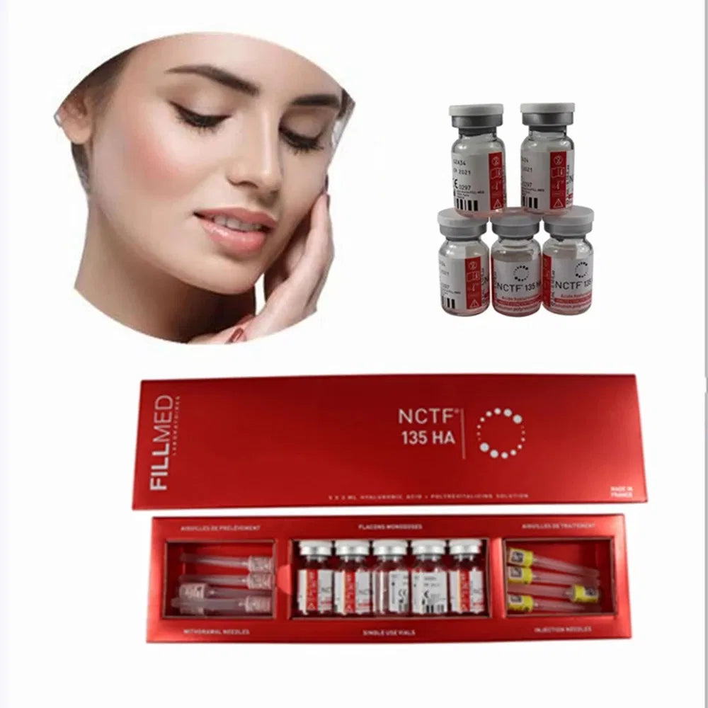 Authentic Guaranteed Fillmed Filorga NCTF 135HA 5X3ml Dermal Filler – Anti-Aging Skin Revitalization