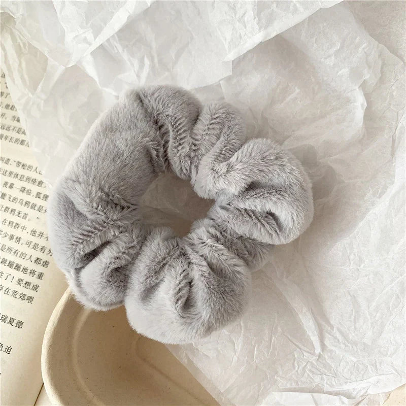 Autumn & Winter Soft Warm Fluffy Scrunchies Series