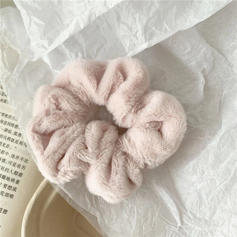 Autumn & Winter Soft Warm Fluffy Scrunchies Series