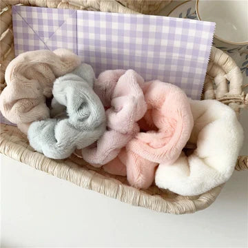 Autumn & Winter Soft Warm Fluffy Scrunchies Series