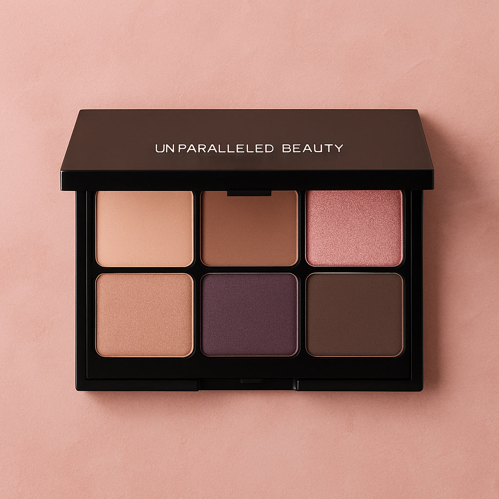 Plum Eyeshadow Palette | 6 Buildable Shades – Velvet Mattes & Luxurious Shimmers