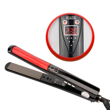 Hair Straightener Dual Voltage LCD Display Hair Styling Tool SP