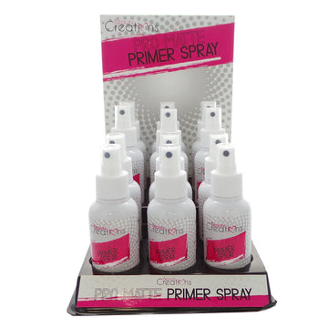 BEAUTY CREATIONS Pro Matte Primer Spray Display Set, 12 Pieces - Free Shipping