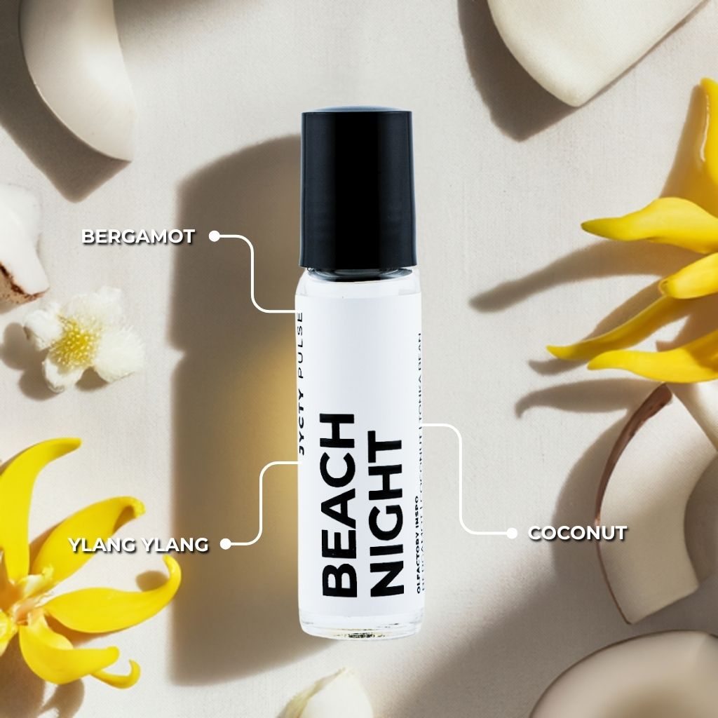 BEACH NIGHT Perfume Oil – Inspired by Soleil Blanc, 10ml Roll-On