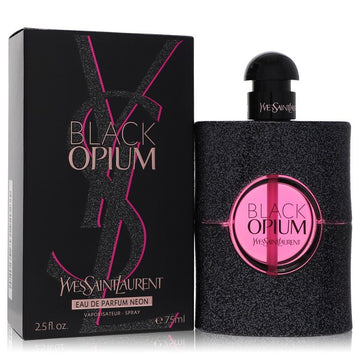 Black Opium Perfume By Yves Saint Laurent Eau De Parfum Neon Spray- Free Shipping