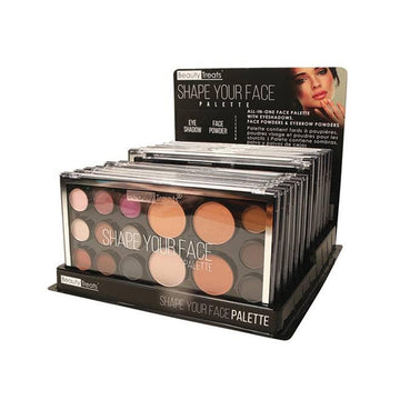 BEAUTY TREATS Shape Your Face Palette Display Set, 12 Pieces - Free Shipping