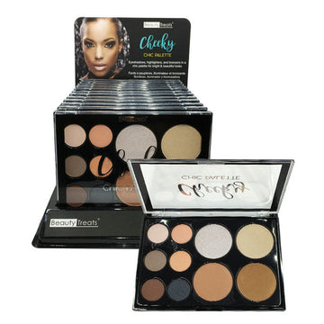 BEAUTY TREATS Cheeky Chic Palette Display Set, 12 pieces - Free Shipping