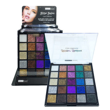 BEAUTY TREATS Glitter Galore Luxe Collection Palette Display Set, 12 Pieces - Free Shipping