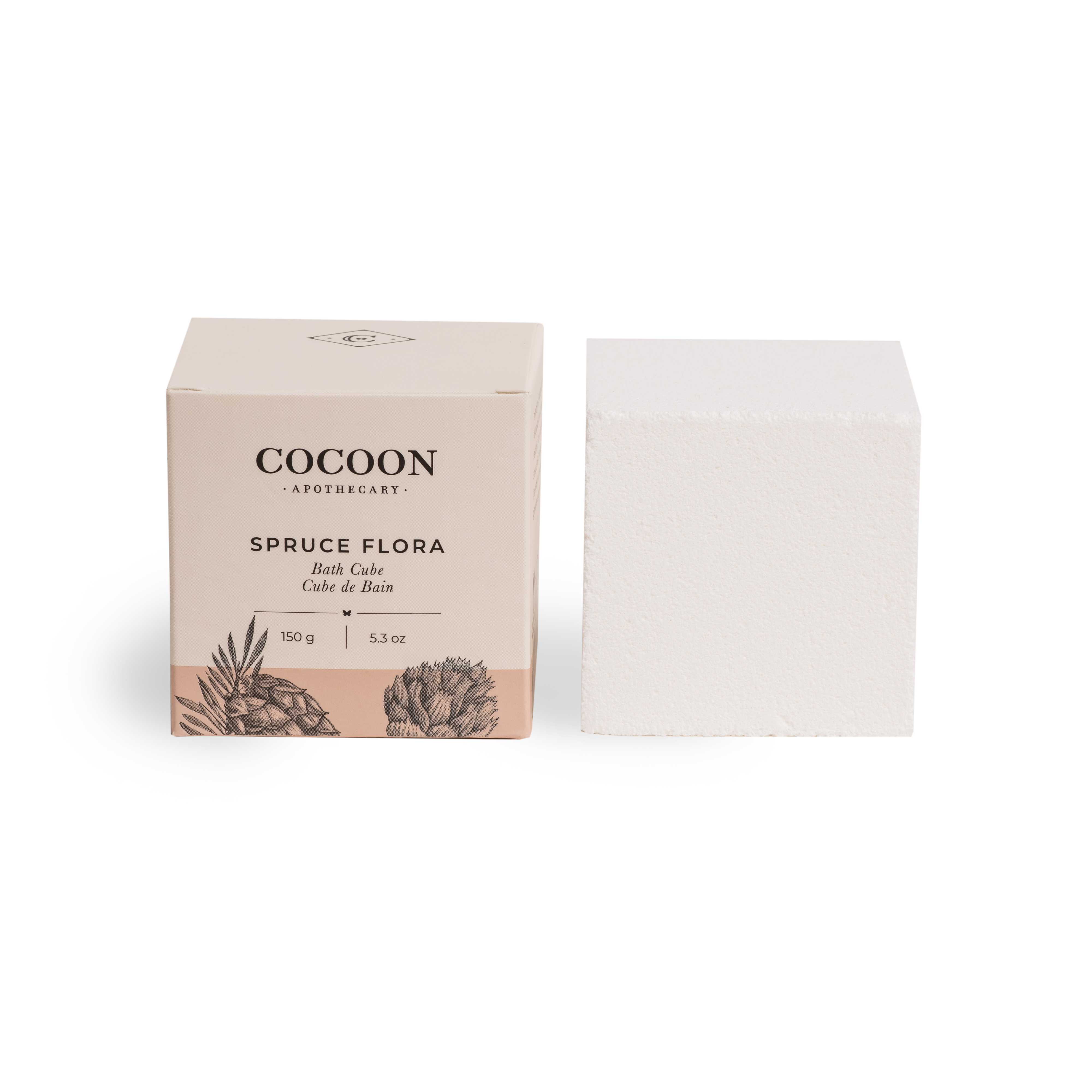 Bath Cube - Spruce Flora