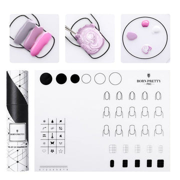 Silicone DIY Nail Art Stamping Mat