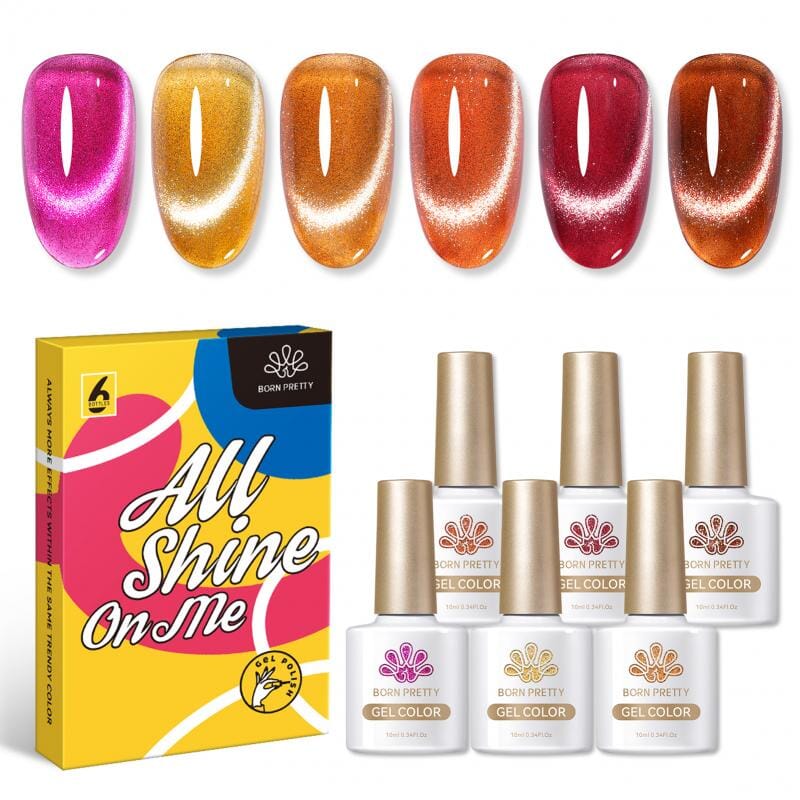 6 Colors Cat Magnetic Gel Polish Set 10ml