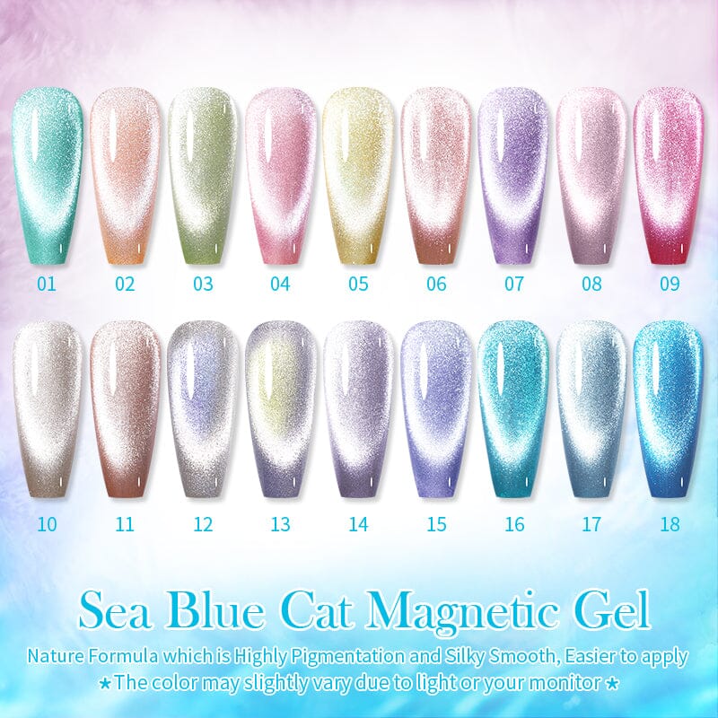 Sea Blue Cat Magnetic Gel 10ml