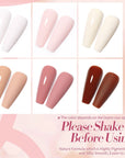 6 Colors Bit Nude Gel Polish Set 10ml