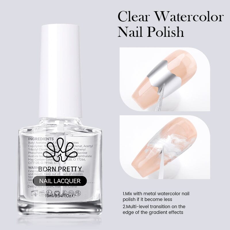 Metal Watercolor Nail Polish 10ml